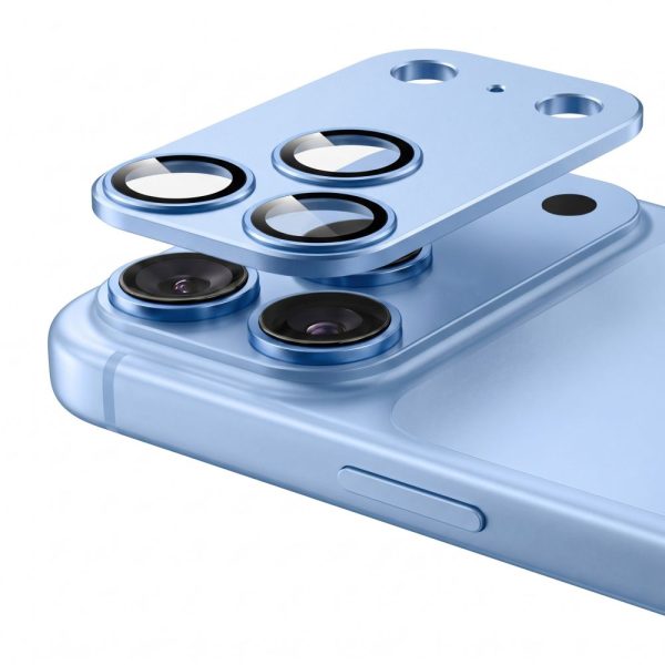 Τζάμι Προστασίας Κάμερας iPhone 18 Pro Tech-Protect CamFull Fit+ Light Blue - Image 4
