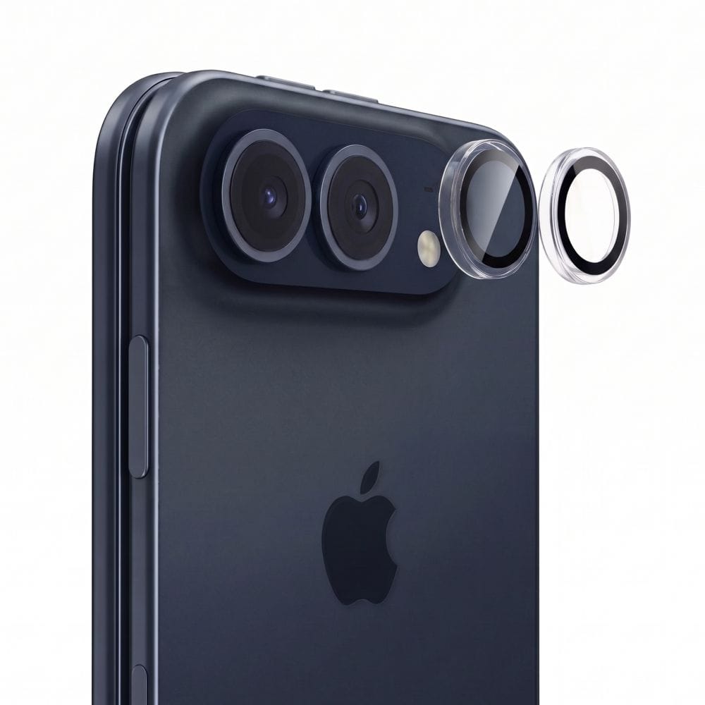 Προστασία Κάμερας iPhone Duo Tech-Protect Camring Fit+ 2-Pack Black / Clear - Image 2