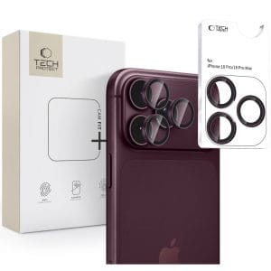 Προστασία Κάμερας iPhone 18 Pro Max / 18 Pro Tech-Protect Camring Fit+ Burgundy