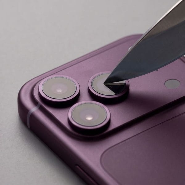 Προστασία Κάμερας iPhone 18 Pro Max / 18 Pro Tech-Protect Camring Fit+ Burgundy - Image 5