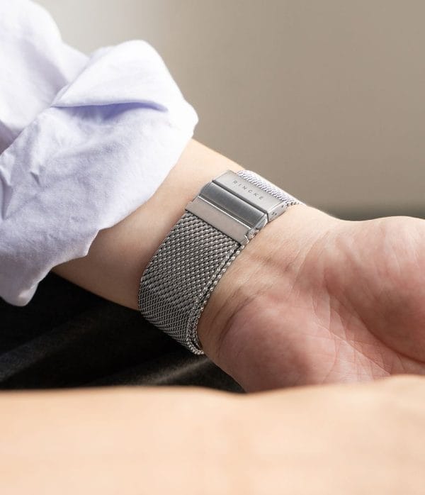 Μεταλλικό Λουράκι Apple Watch 44/45/46/49mm Ringke Metal One Mesh Silver - Image 7