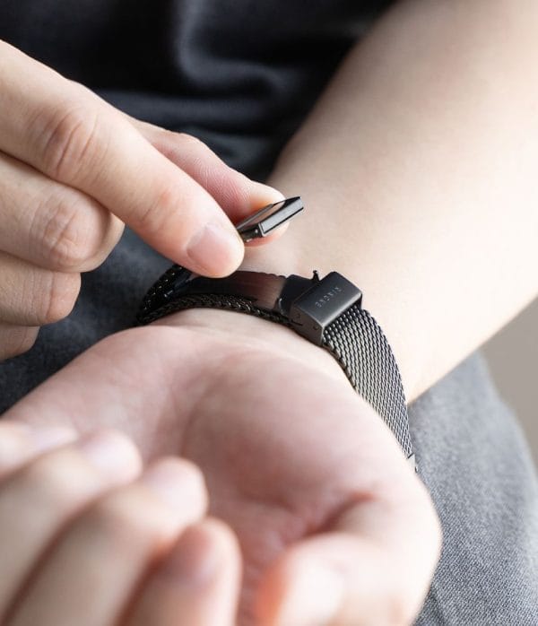 Μεταλλικό Λουράκι Samsung Galaxy Watch Ultra / Ultra2 47mm Ringke Metal One Mesh Black - Image 6