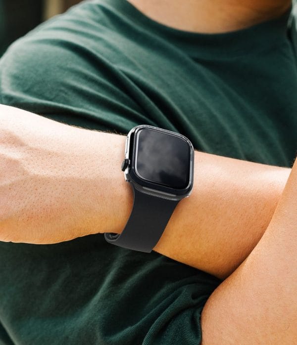 Θήκες Apple Watch 12 42mm Ringke Slim 2-Pack Clear & Matte Black - Image 5