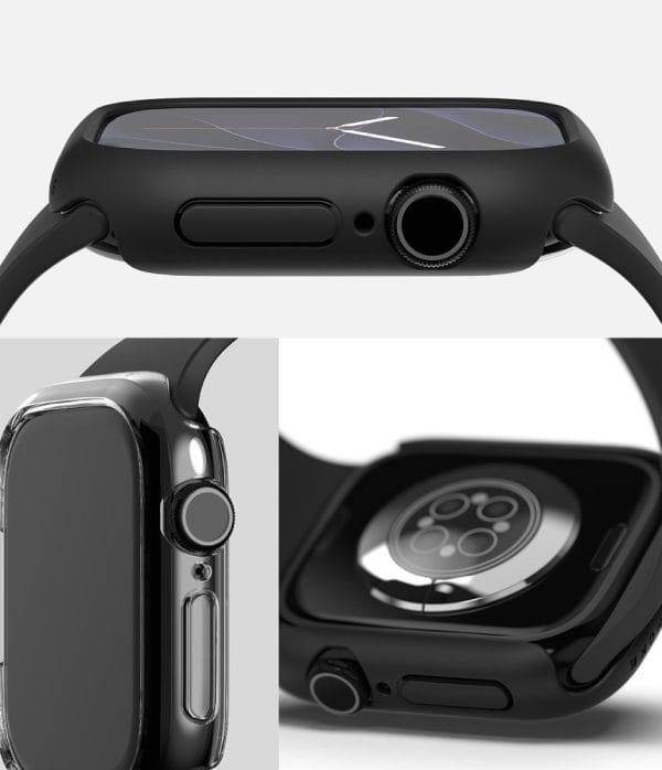 Θήκες Apple Watch 12 46mm Ringke Slim 2-Pack Clear & Matte Black - Image 4