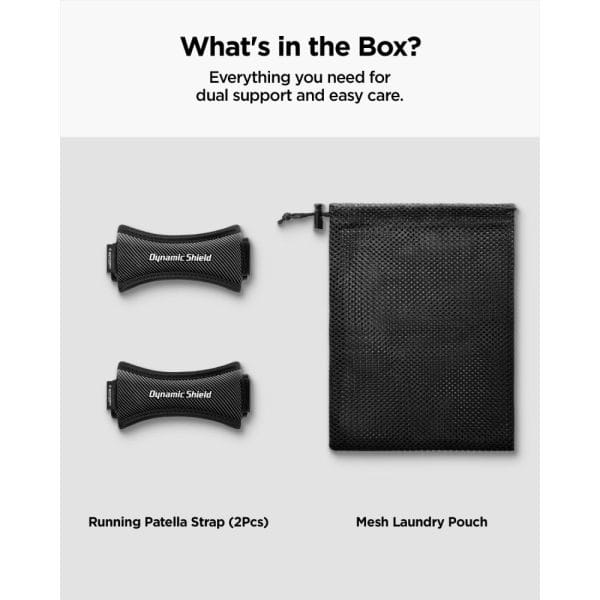 Επιγονατιδικό Λουράκι Spigen A730 Dynamic Shield Running Knee Strap Black - Image 16