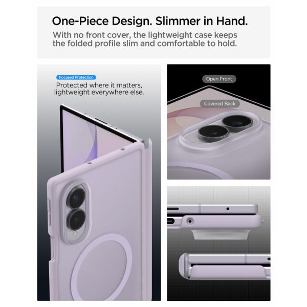 Θήκη Samsung Galaxy Z Fold 8 Spigen AirSkin Zero MagFit Frost Lavender (ACS12405) - Image 12