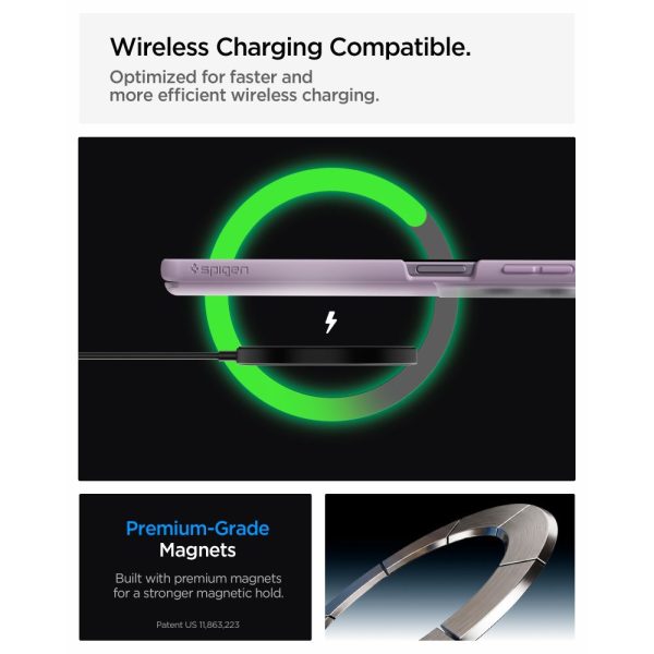 Θήκη Samsung Galaxy Z Fold 8 Spigen AirSkin Zero MagFit Frost Lavender (ACS12405) - Image 13