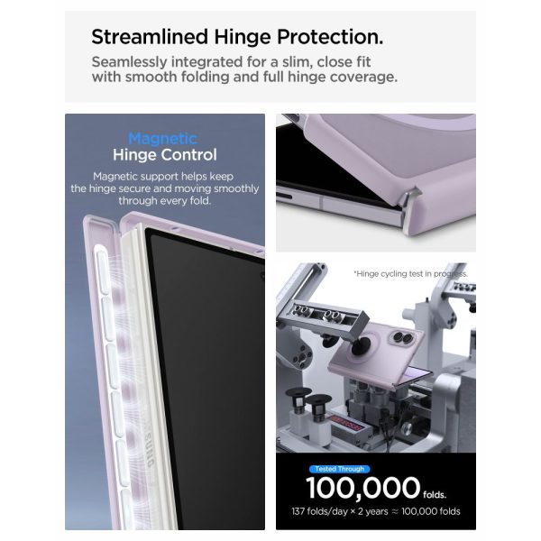 Θήκη Samsung Galaxy Z Fold 8 Spigen AirSkin Zero MagFit Frost Lavender (ACS12405) - Image 10