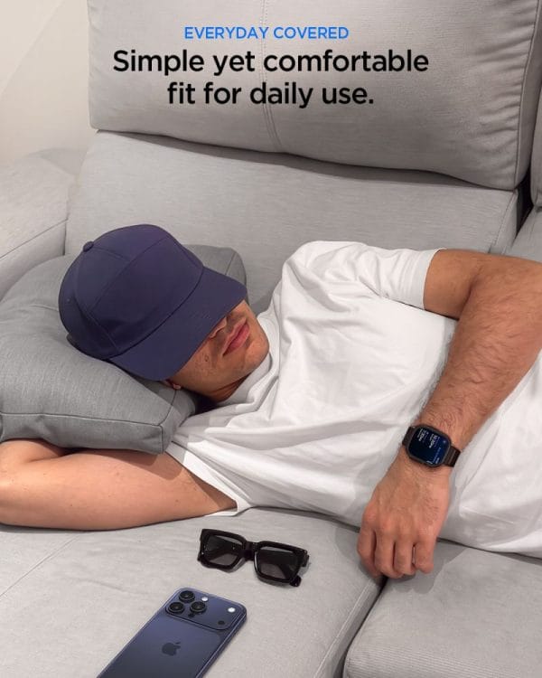 Θήκη + Λουράκι Apple Watch Ultra 4 / 3 / 2 / 1 49mm Spigen Thin Fit + Lite Fit Ultra Black (ACS11672) - Image 8