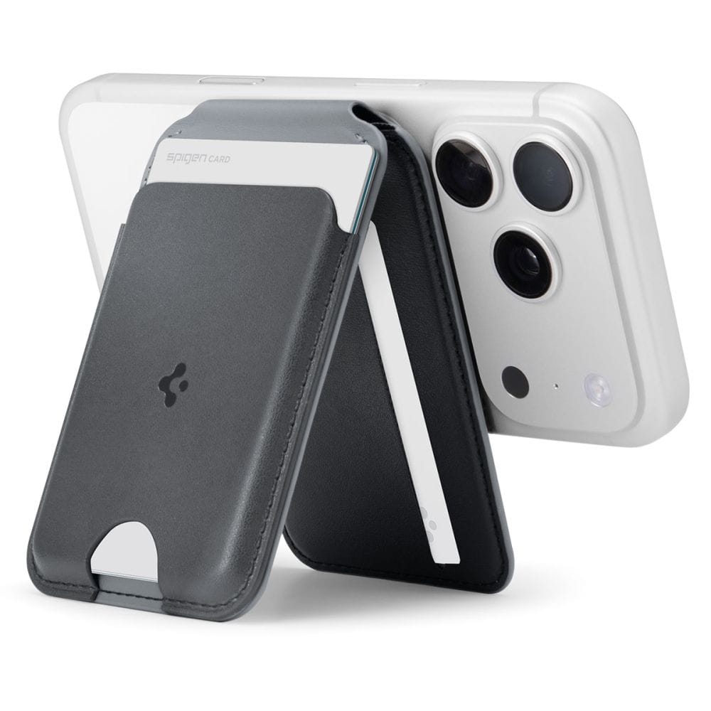 Μαγνητικό Πορτοφόλι MagSafe Spigen Nano Pop S V2 5 Καρτών Black Sesame (AFA11334) - Image 2