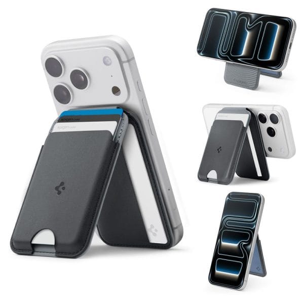 Μαγνητικό Πορτοφόλι MagSafe Spigen Nano Pop S V2 5 Καρτών Black Sesame (AFA11334) - Image 5