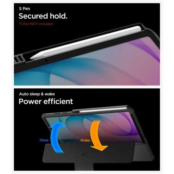 Θήκη Samsung Galaxy Tab S12 Plus 12.6″ Spigen Rugged Armor Pro Black (ACS11822) - Image 12