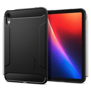 Θήκη iPad Mini 8 8.5″ Spigen Rugged Armor Matte Black (ACS12398)