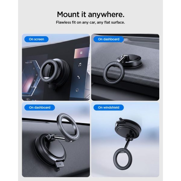 Βάση Κινητού Αυτοκινήτου Spigen STK100 VacuumLock MagSafe Black (ACP11667) - Image 9