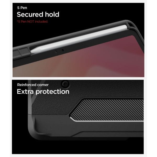 Θήκη Samsung Galaxy Tab S12 Plus 12.6″ Spigen Tough Armor Pro Black (ACS11827) - Image 11