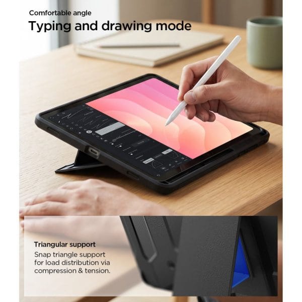 Θήκη Samsung Galaxy Tab S12 Plus 12.6″ Spigen Tough Armor Pro Black (ACS11827) - Image 10