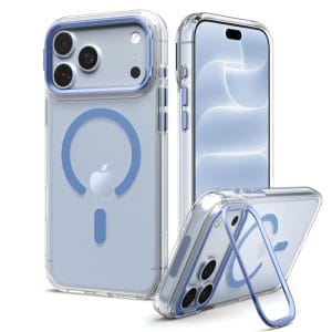 Θήκη iPhone 18 Pro / 17 Pro Spigen Ultra Hybrid Optik S MagSafe Clear / Light Blue