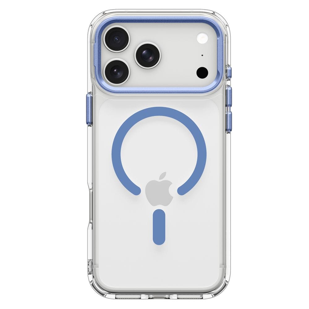 Θήκη iPhone 18 Pro Max / 17 Pro Max Spigen Ultra Hybrid Optik S MagSafe Clear / Light Blue - Image 2
