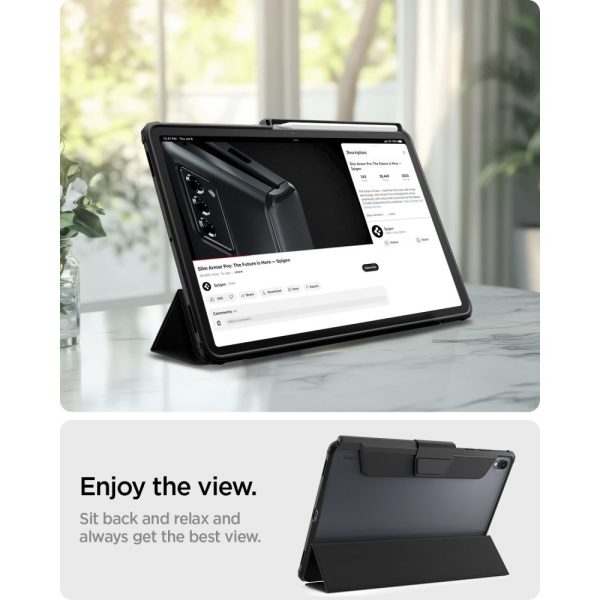 Θήκη Samsung Galaxy Tab S12 Plus 12.6″ Spigen Ultra Hybrid Pro Black (ACS11825) - Image 10