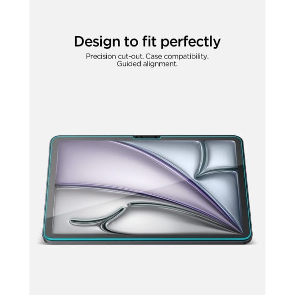 Τζάμι Προστασίας iPad Air 13″ M2 / M3 / M4 (2024–2026) Spigen ALM Glas.tR T Clear - Image 11