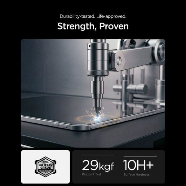 Τζάμι Προστασίας iPad Pro 13″ M4 / M5 / M6 (2024–2026) Spigen ALM Glas.tR T Clear - Image 8