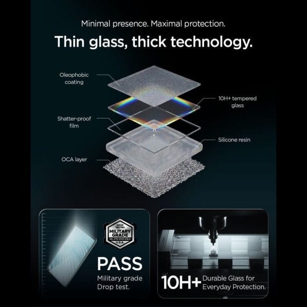 Τζάμι Προστασίας iPad Pro 13″ M4 / M5 / M6 (2024–2026) Spigen ALM Glas.tR T Clear - Image 10