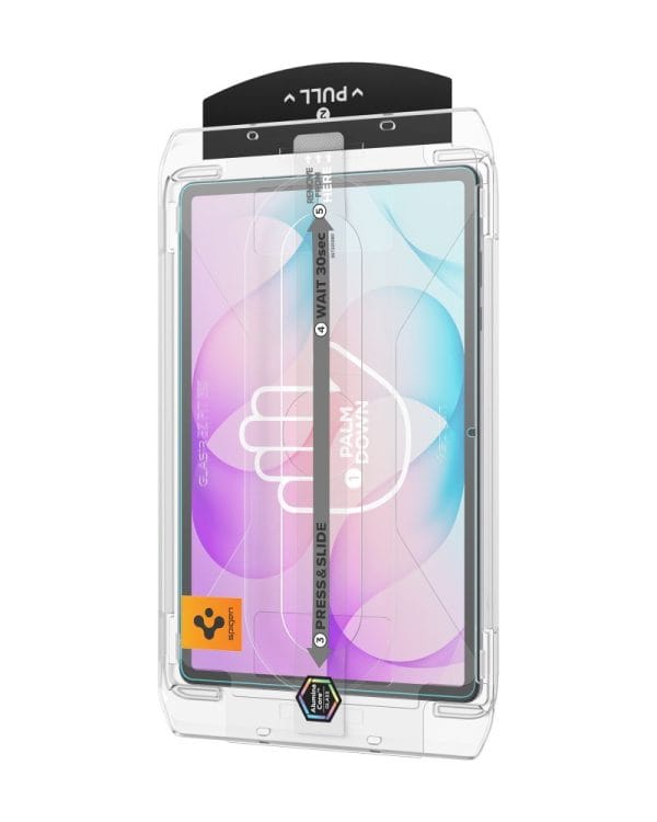 Τζάμι Προστασίας Samsung Galaxy Tab S12 Plus 12.6″ Spigen Glas.tR EZ Fit Pro 2-Pack Clear (AGL11954) - Image 4
