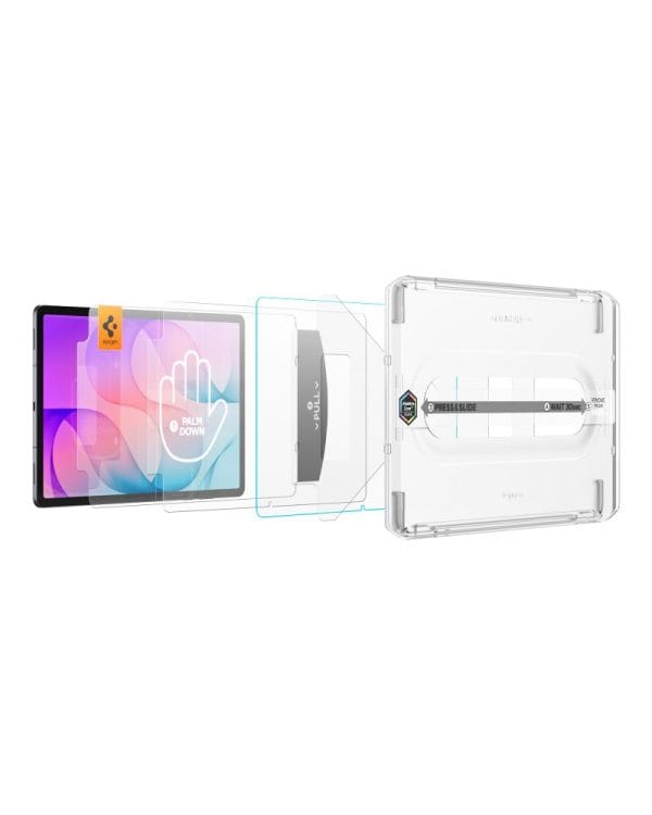 Τζάμι Προστασίας Samsung Galaxy Tab S12 Plus 12.6″ Spigen Glas.tR EZ Fit Pro 2-Pack Clear (AGL11954) - Image 5