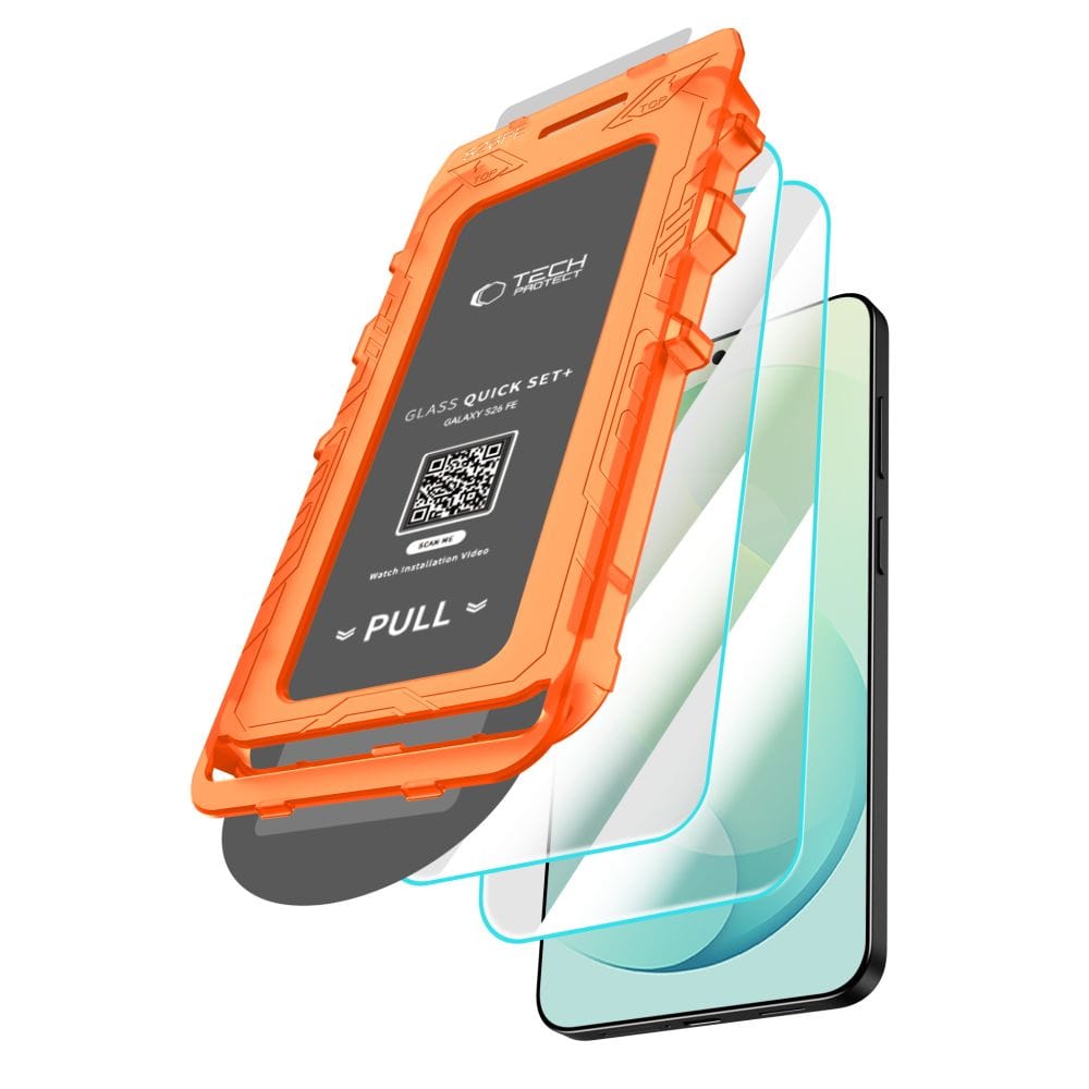Τζάμι Προστασίας Samsung Galaxy S26 FE Tech-Protect Quick Set+ 2-Pack Clear - Image 2