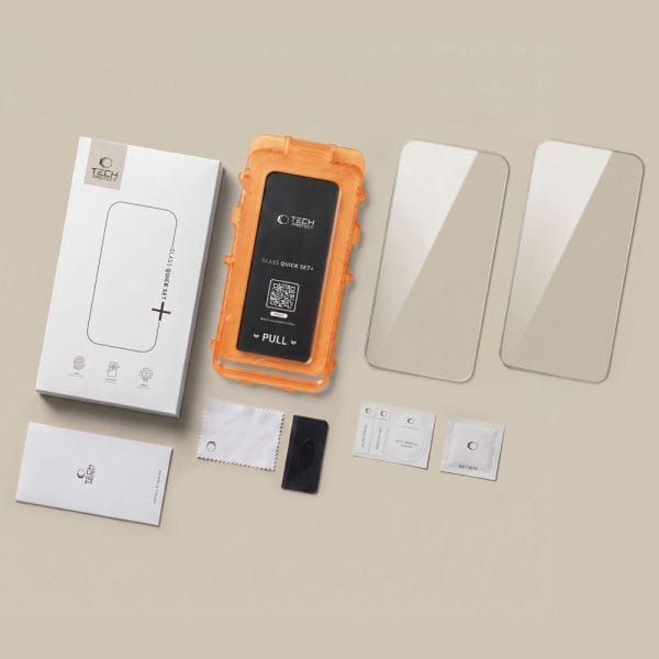 Τζάμι Προστασίας Samsung Galaxy S26 FE Tech-Protect Quick Set+ 2-Pack Clear - Image 14
