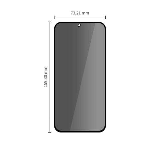 Privacy Τζάμι Προστασίας Samsung Galaxy A18 4G / 5G Tech-Protect Quick Set Spy+ 2-Pack - Image 5
