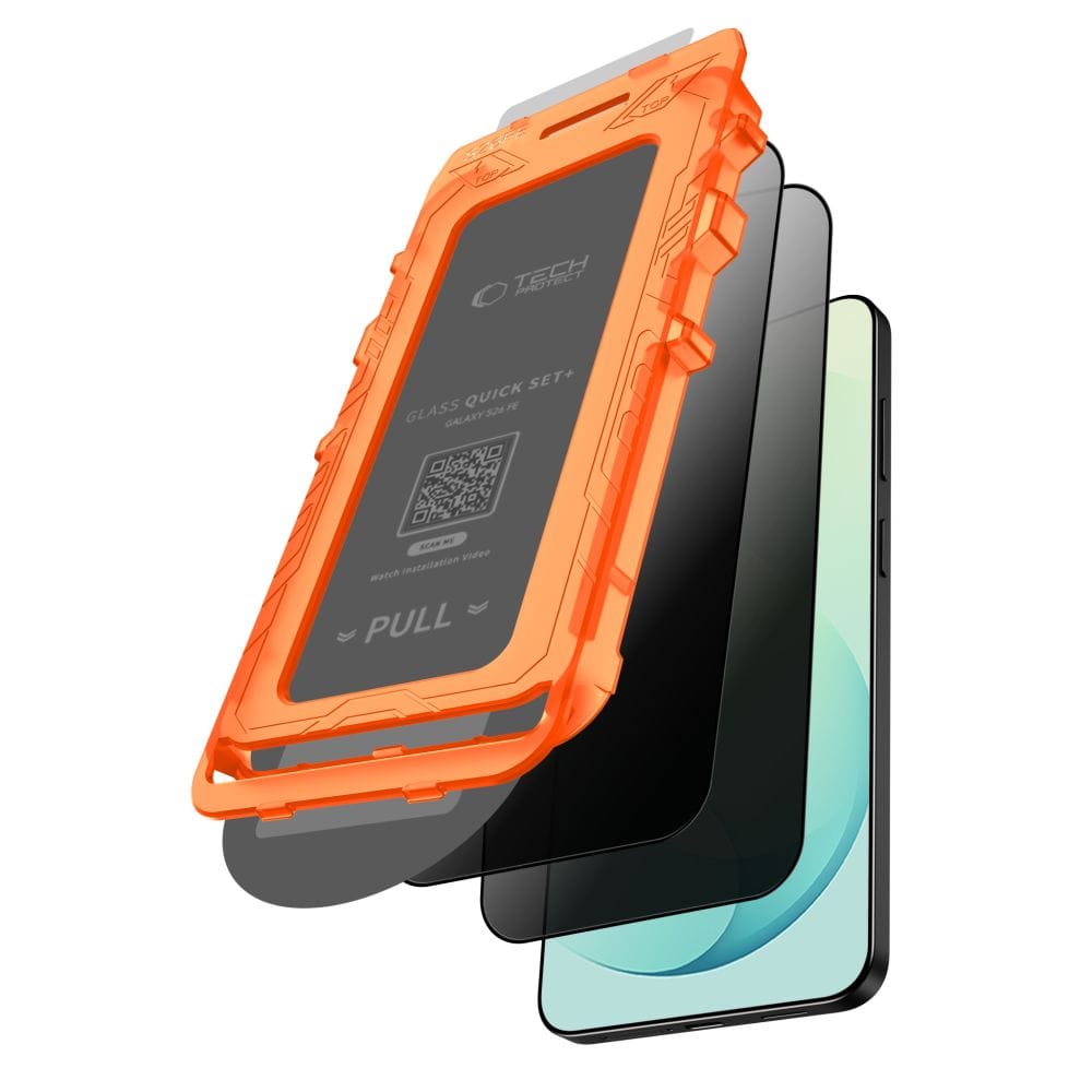 Privacy Τζάμι Προστασίας Samsung Galaxy S26 FE Tech-Protect Quick Set Spy+ 2-Pack - Image 2