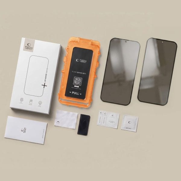 Privacy Τζάμι Προστασίας Samsung Galaxy S26 FE Tech-Protect Quick Set Spy+ 2-Pack - Image 15