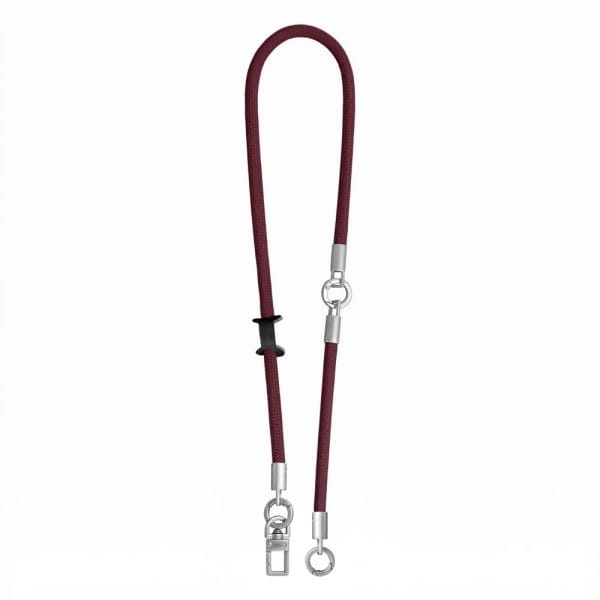 Λουράκι Λαιμού & Καρπού Κινητού Tech-Protect C10S Rope Crossbody & Wrist Burgundy/Titanium - Image 4