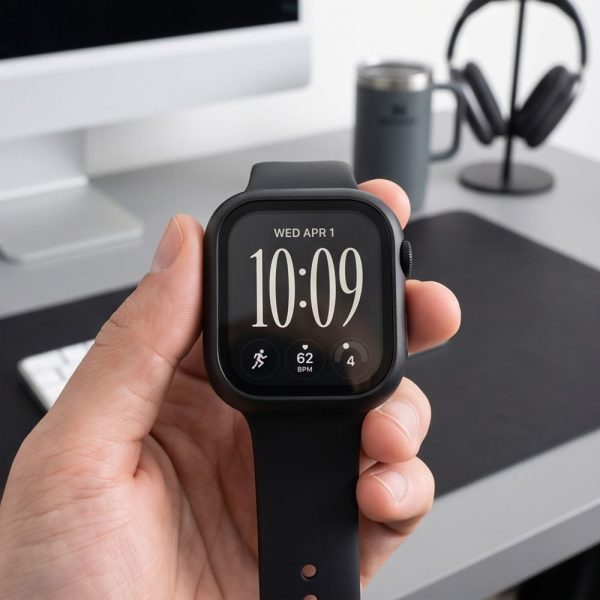 Θήκες Apple Watch 12 42mm Tech-Protect Defense 2-Pack Black & Clear - Image 11