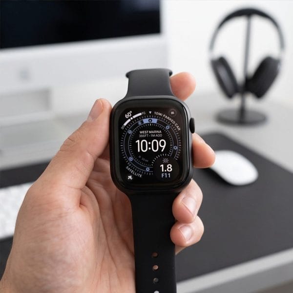 Θήκες Apple Watch Ultra 1/2/3/4 49mm Tech-Protect Defense 2-Pack Black & Clear - Image 11