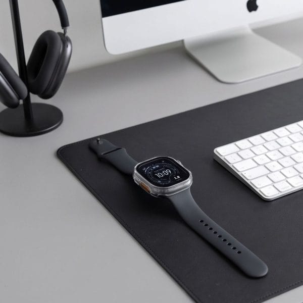 Θήκες Apple Watch Ultra 1/2/3/4 49mm Tech-Protect Defense 2-Pack Black & Clear - Image 8