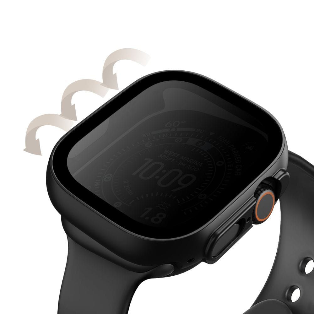 Θήκη + Privacy Τζάμι Προστασίας Apple Watch Ultra 4 / 3 / 2 / 1 (49mm) Tech-Protect Defense - Image 2