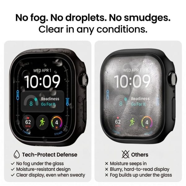 Θήκη + Privacy Τζάμι Προστασίας Apple Watch Ultra 4 / 3 / 2 / 1 (49mm) Tech-Protect Defense - Image 5