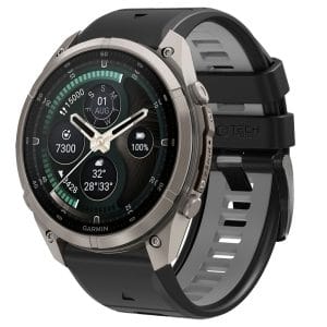 Λουράκι Garmin Fenix 5 / 6 / 6 Pro / 7 / 8 / 8 Pro / 9 / 9 Pro 47mm Tech-Protect IconBand Pro Black/Grey