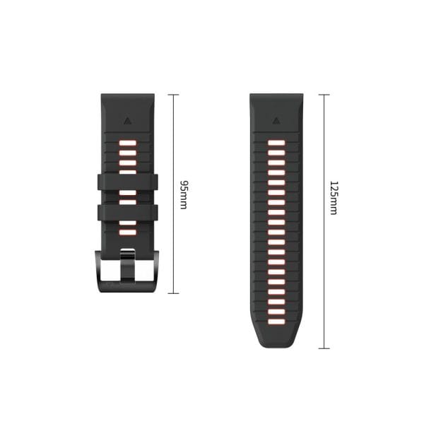 Λουράκι Garmin Fenix 5 / 6 / 6 Pro / 7 / 8 / 8 Pro / 9 / 9 Pro 47mm Tech-Protect IconBand Pro Black/Red - Image 4
