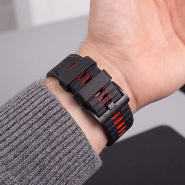 Λουράκι Garmin Fenix 5 / 6 / 6 Pro / 7 / 8 / 8 Pro / 9 / 9 Pro 47mm Tech-Protect IconBand Pro Black/Red - Image 6