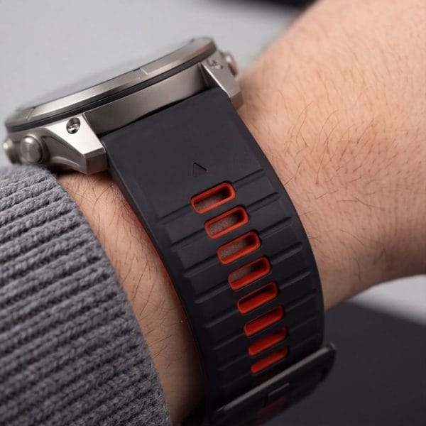 Λουράκι Garmin Fenix 5 / 6 / 6 Pro / 7 / 8 / 8 Pro / 9 / 9 Pro 47mm Tech-Protect IconBand Pro Black/Red - Image 8