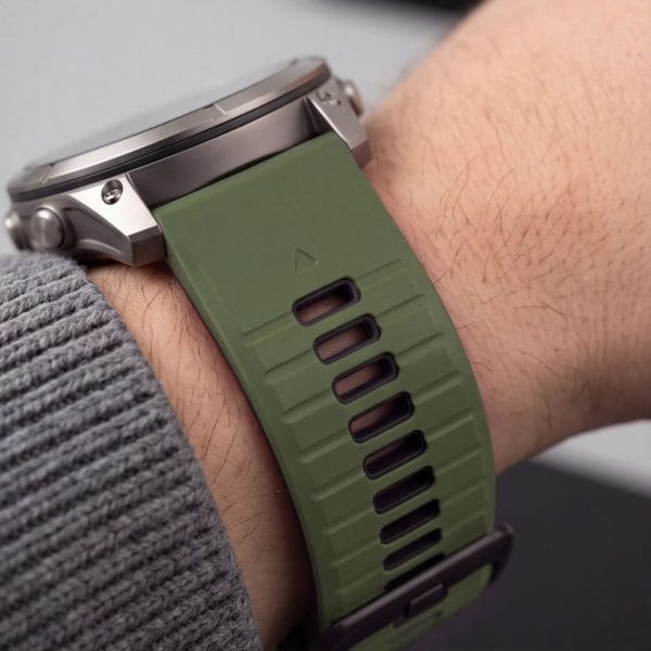 Λουράκι Garmin Fenix 5 / 6 / 6 Pro / 7 / 8 / 8 Pro / 9 / 9 Pro 47mm Tech-Protect IconBand Pro Green/Black - Image 8