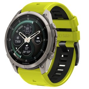 Λουράκι Garmin Fenix 5 / 6 / 6 Pro / 7 / 8 / 8 Pro / 9 / 9 Pro 47mm Tech-Protect IconBand Pro Lime/Black
