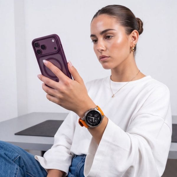 Λουράκι Garmin Fenix 5 / 6 / 6 Pro / 7 / 8 / 8 Pro / 9 / 9 Pro 47mm Tech-Protect IconBand Pro Orange/Black - Image 5