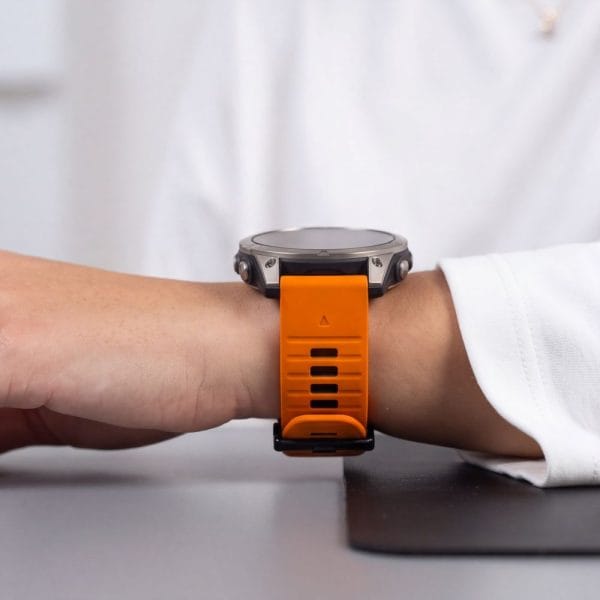 Λουράκι Garmin Fenix 5 / 6 / 6 Pro / 7 / 8 / 8 Pro / 9 / 9 Pro 47mm Tech-Protect IconBand Pro Orange/Black - Image 7