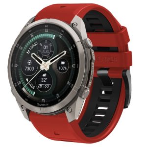Λουράκι Garmin Fenix 5 / 6 / 6 Pro / 7 / 8 / 8 Pro / 9 / 9 Pro 47mm Tech-Protect IconBand Pro Red/Black