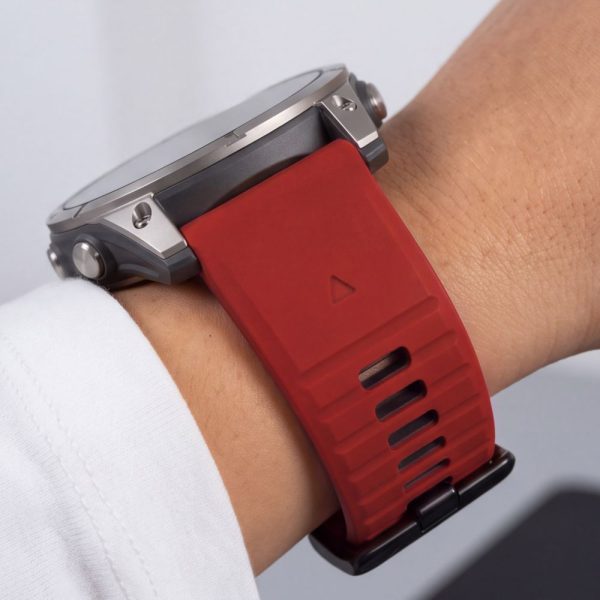 Λουράκι Garmin Fenix 5 / 6 / 6 Pro / 7 / 8 / 8 Pro / 9 / 9 Pro 47mm Tech-Protect IconBand Pro Red/Black - Image 8