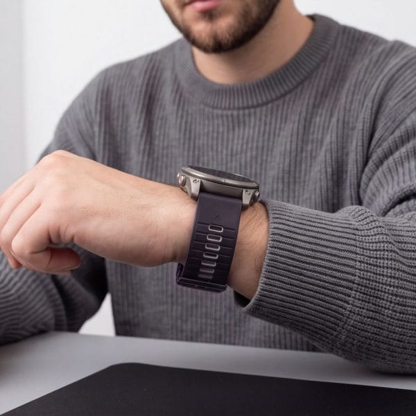 Λουράκι Garmin Fenix 5X / 5X Plus / 6X / 6X Pro / 7X / 8 / 8 Pro / 9 / 9 Pro 51mm Tech-Protect IconBand Pro Black/Grey - Image 7